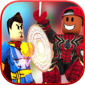 The Superhero transforming Tycoοn in roblox obby icon