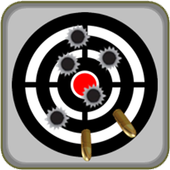 Gun shoot screen icon