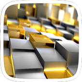 Golden Tech Space Theme icon
