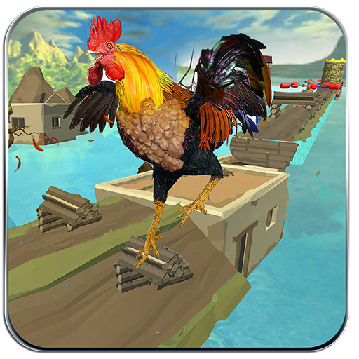 Farm Rooster Stunts &amp; Water Run 🐓🐓 icon