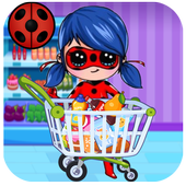 Shopping With Ladybug icon