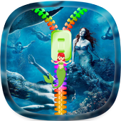 Mermaid Zipper Lock Screen icon