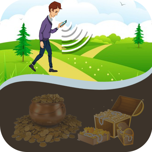 Metal detector: Gold studs Hidden Metal Finder icon