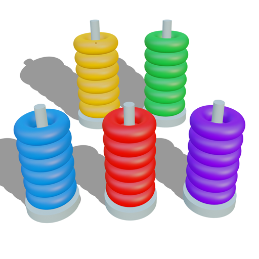Hoop Stack 3D - Sort It Puzzle : Sorting Color icon