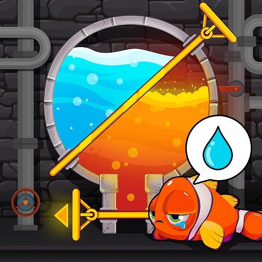Water Puzzle - Fish Rescue आइकन