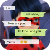 Chat Talk With Ladybug Miraculous - Live Prank icon