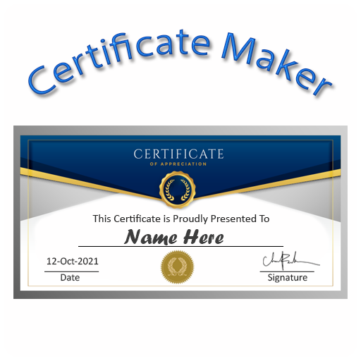 Certificate Maker and creator icon