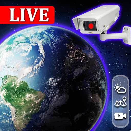 World LIVE Webcam, Earth Live watch Cities, Bridge icon