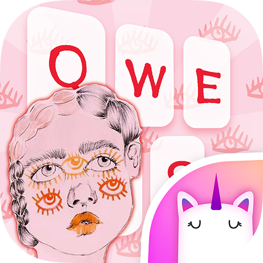 Girl Power Pink Quote Keyboard Theme for Girls icon