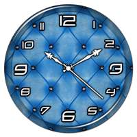 Blue Clock Live Wallpaper on 9Apps