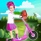 Scooter Riding for Barbie icon