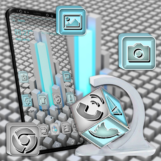 3D Cube Launcher Theme icon