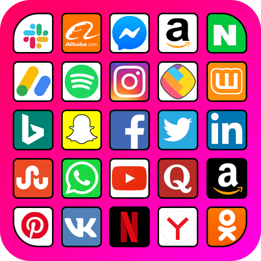 All social media and social networks in one app icon