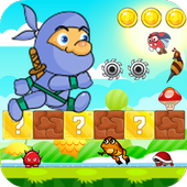 Super Classic Ninja Run Adventures World icon