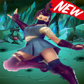 Superhero fight future game icon