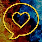 Hot dating icon