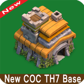 New COC TH 7  Base icon