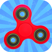 Fidget Spinner Neon icon