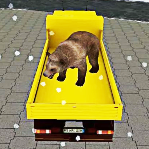 4x4 Animal Transporter Truck icon