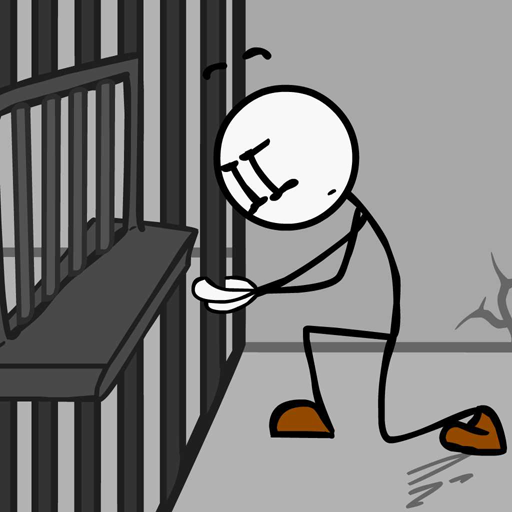 Escaping the prison, funny adventure icon