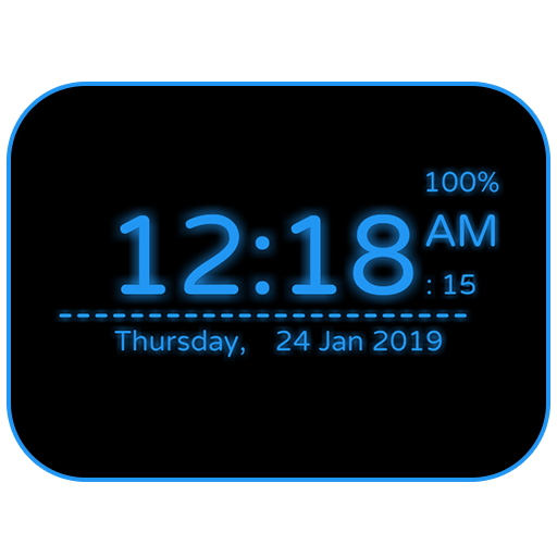 Digi Clock Live Wallpaper icon