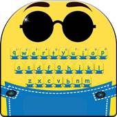 Cute Yellow Cartoon Keyboard Theme on 9Apps