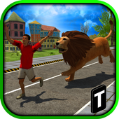Angry Lion Attack 3D icon