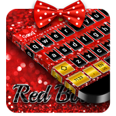 Red Bow Keyboard icon