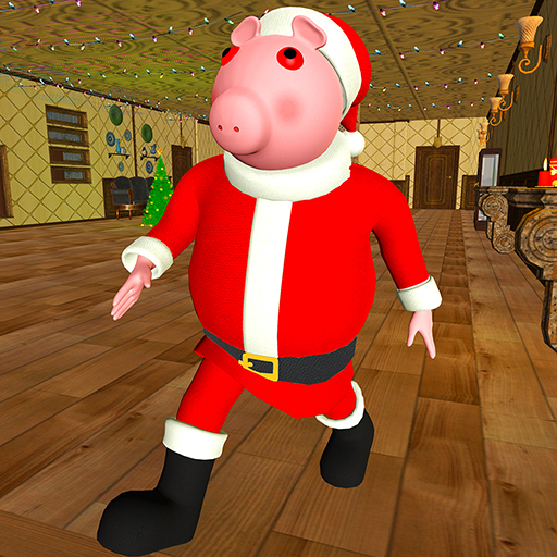Piggy Santa Rush Gift Delivery: Horror Escape Game icon