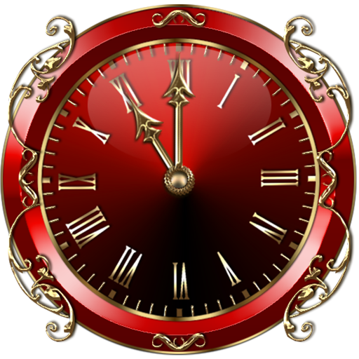 Red Clock Widget icon