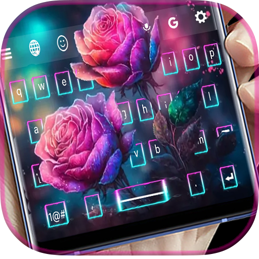 Pink Roses Keyboard icon