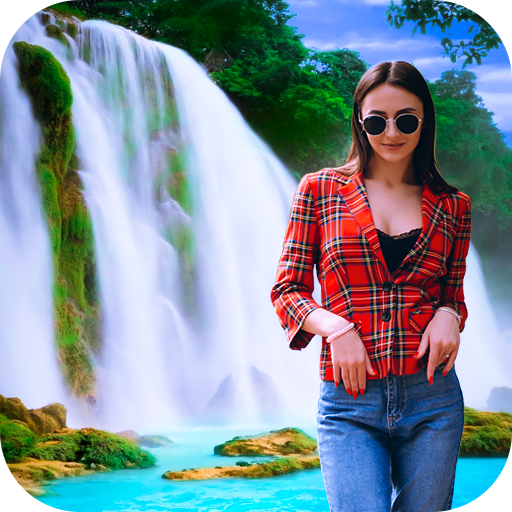 Water Fall Photo Frame icon