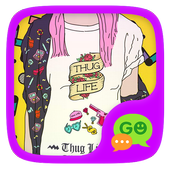 (FREE) GO SMS THUG GIRL THEME icon