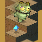 Zombie Tiger ZigZag Jump Run icon