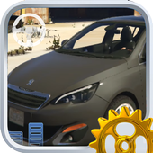 Real City Peugeot Driving Simulator 2019 icon