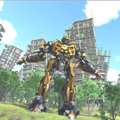 Cyborg Mr Robot cars vs Lada icon