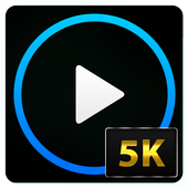super hd player 5k video player 2018 icon