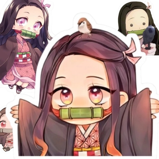 Nezuko Stickers for wa icon