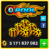 Coins For 8 Ball Pool Prank icon