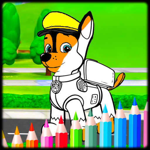 Pups Paw Ryder Coloring icon