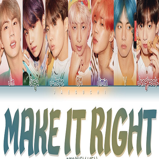 MAKE IT RIGHT- BTS (Bangtan Boys) icon