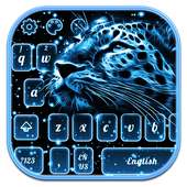 Neon ice Tiger Keyboard Theme on 9Apps