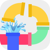 Connect Pipes Classic Puzzle Brain Game icon