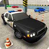 US Police Multi Level Car Parking icon