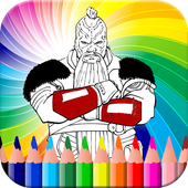 Coloring Gradian on galax go icon