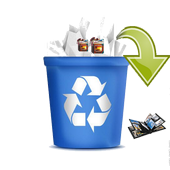 Recovery deleted photos icon