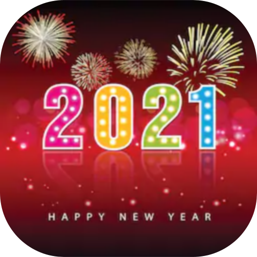 Happy New Year 2021 icon
