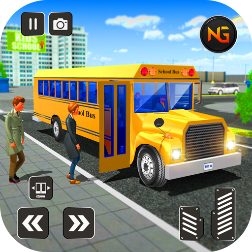 My School Bus : School Bus Driving &amp; Parking Game icon