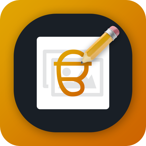 Write Punjabi Text on photo icon