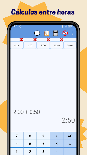 Calculadora de Horas y Minutos screenshot 7